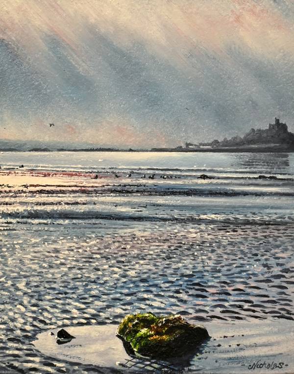 - Oil on Board, Painting by Nicholas Smith, measuring 12 x 10 cm (H x W) framed at 18 x 16 cm £185